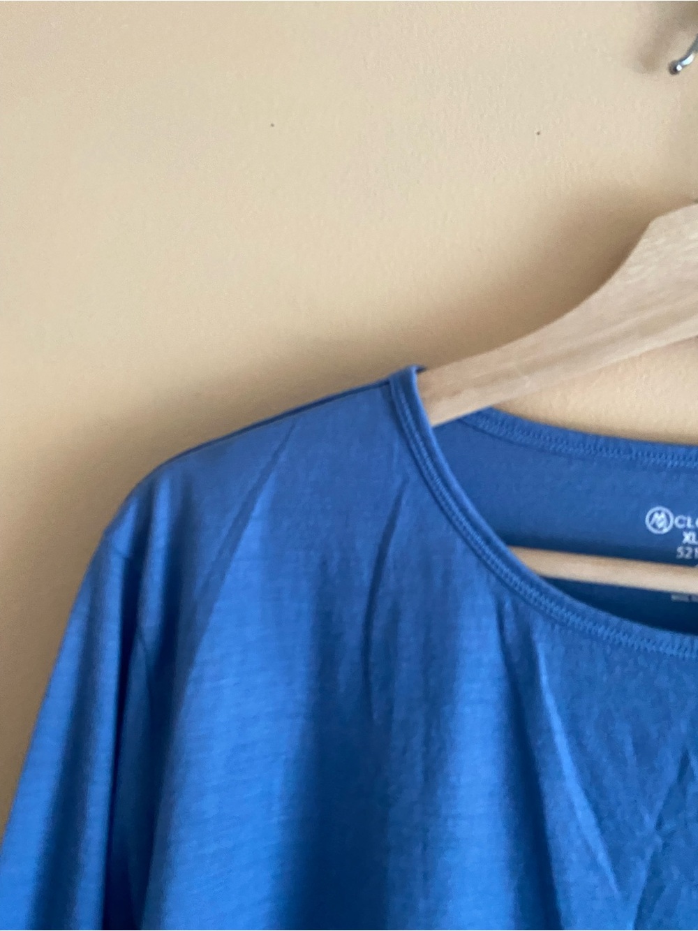 Cloudveil Merino Wool Blend Blue Long Sleeve Crewneck Woman XL Gorpcore Outdoor - Picture 4 of 12